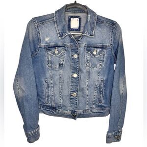 SO Jeans Jacket / lightly distressed. Size: S